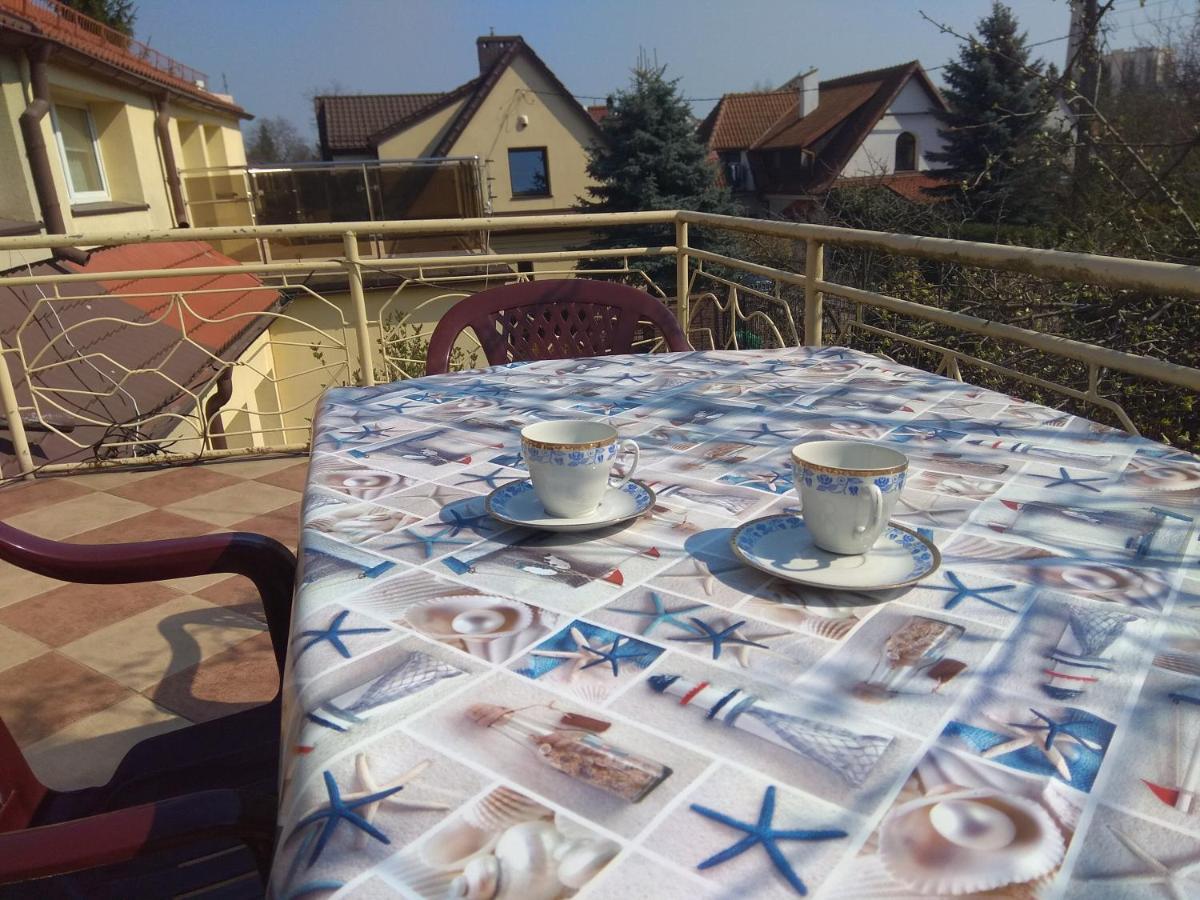 グダニスクSloneczny Apartament Z Balkonemアパートメント エクステリア 写真